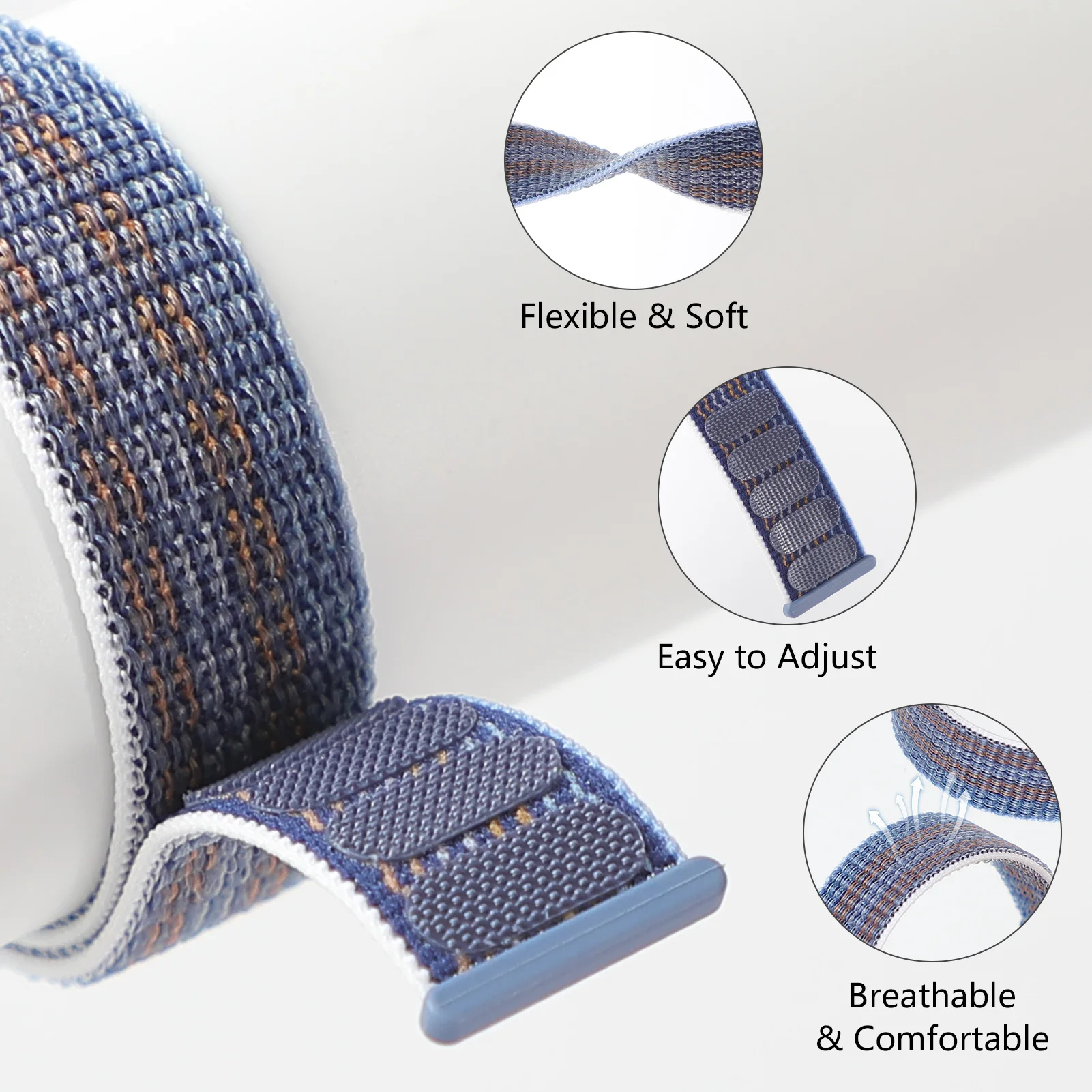 20mm 22mm Nylon Loop Strap for - Smartwatch X2 avis et prix
