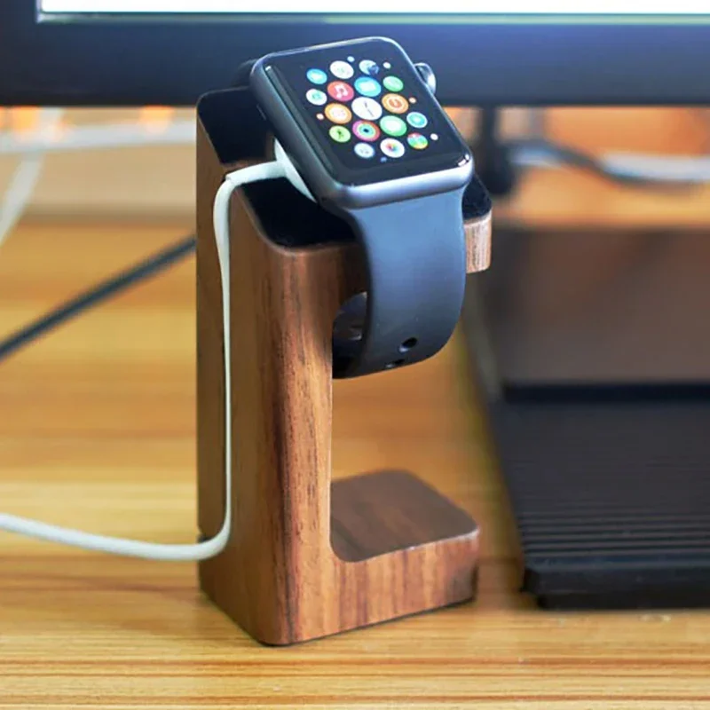 Wooden Apple Watch Charger Sta - Apple Smartwatch Accessories avis et prix