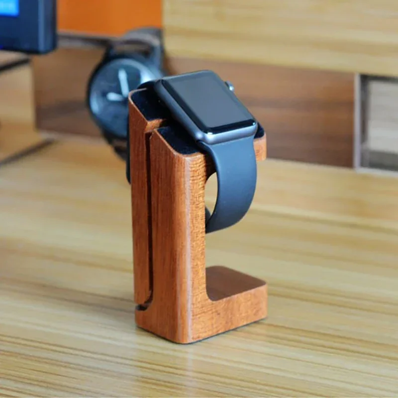 Wooden Apple Watch Charger Sta - Apple Smartwatch Accessories avis et prix