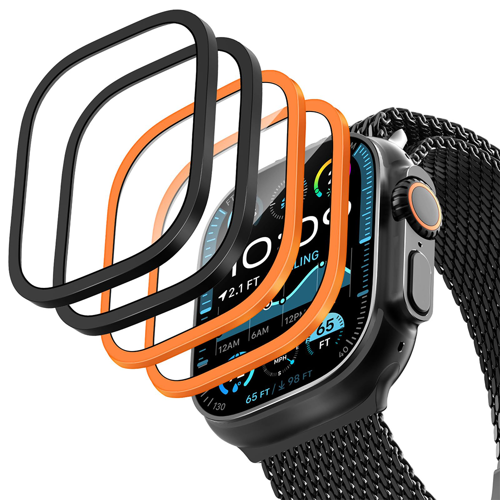2PCS Titanium Metal Frame for  - Apple Smartwatch Accessories avis et prix