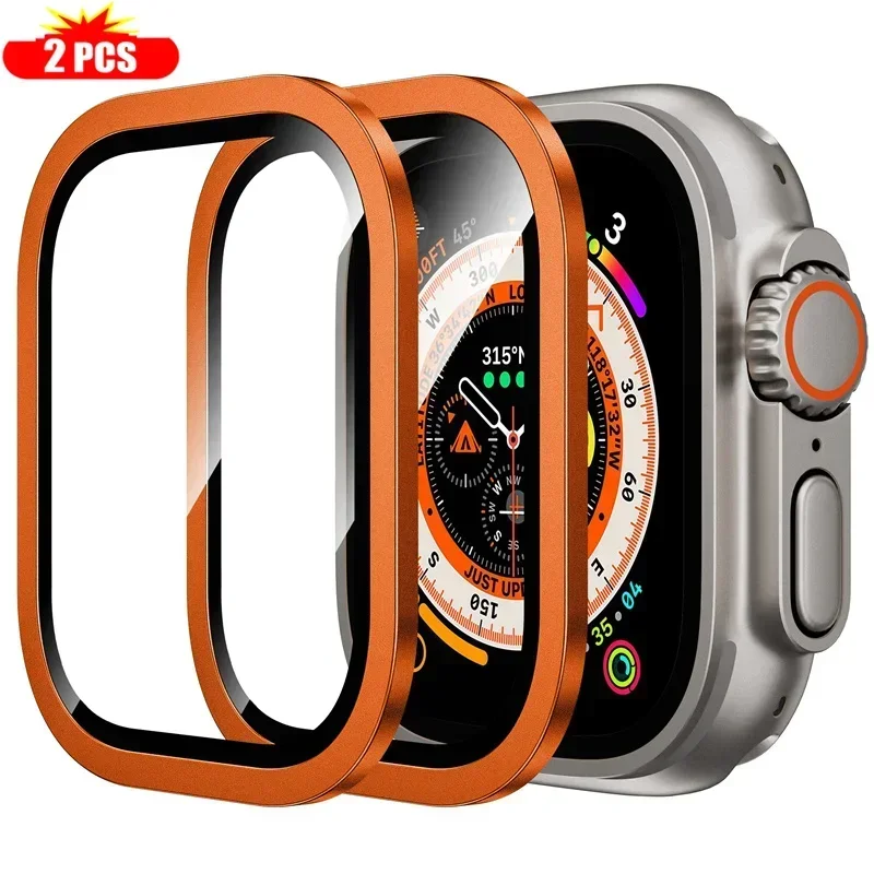 2PCS Titanium Metal Frame for  - Apple Smartwatch Accessories avis et prix