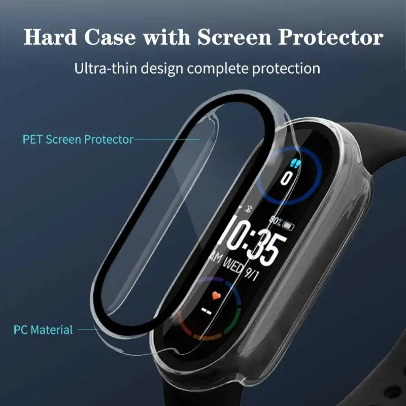 Tempered Glass+PC Case For Xia - Smartwatch Icon avis et prix