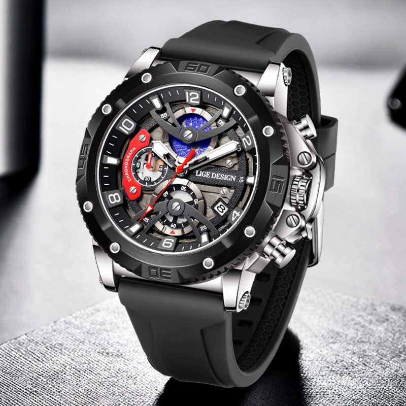 LIGE Top Brand Luxury Men Watc - Smartwatch Nexus avis et prix