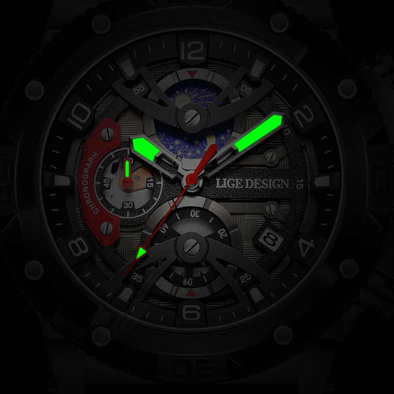 LIGE Top Brand Luxury Men Watc - Smartwatch Nexus avis et prix