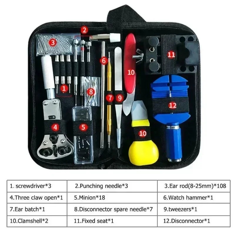 147Pcs Watch Repair Tool Set W - Tool Kit Strap Change avis et prix