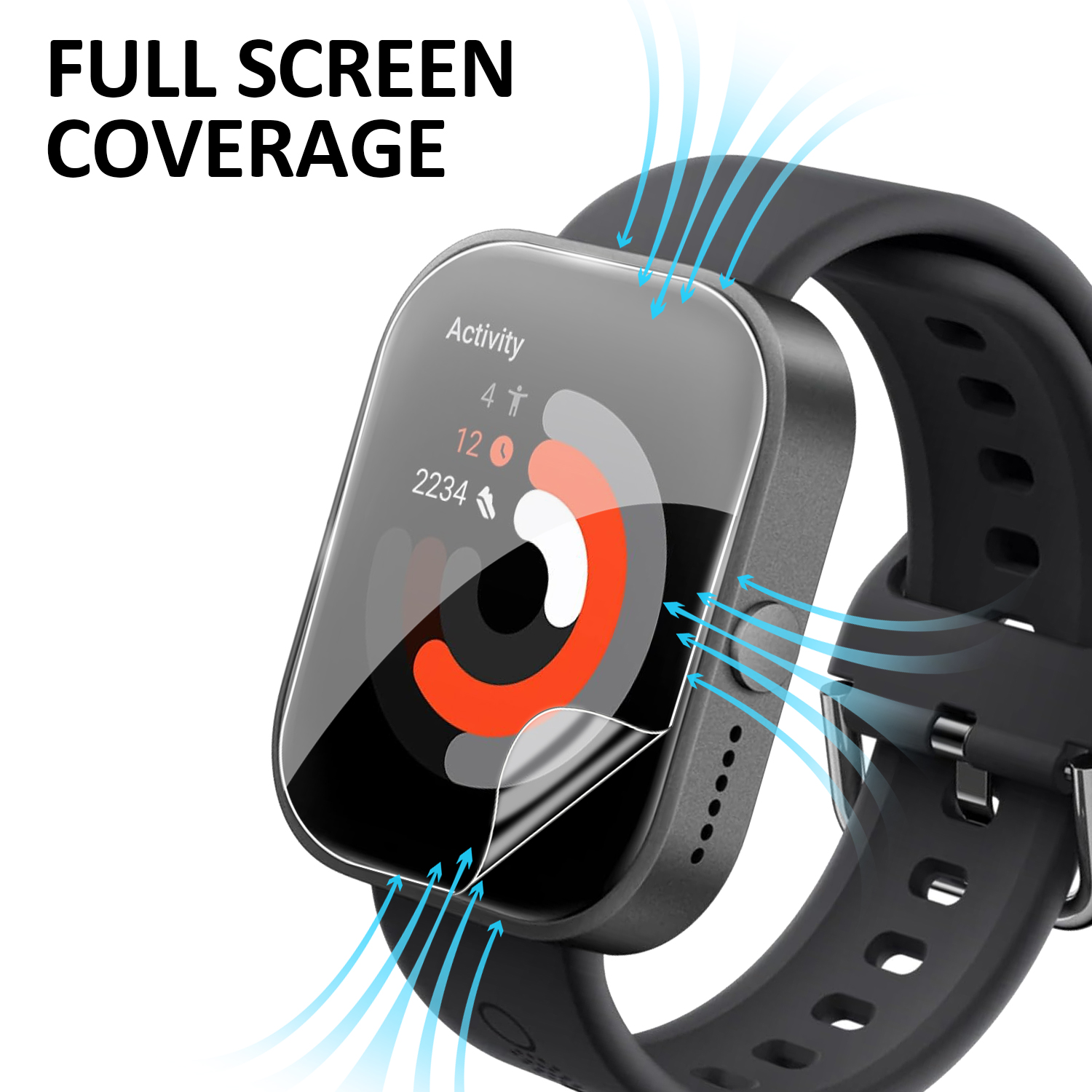 HD Clear TPU Hydraulic Screen  - Watch Face Protector avis et prix