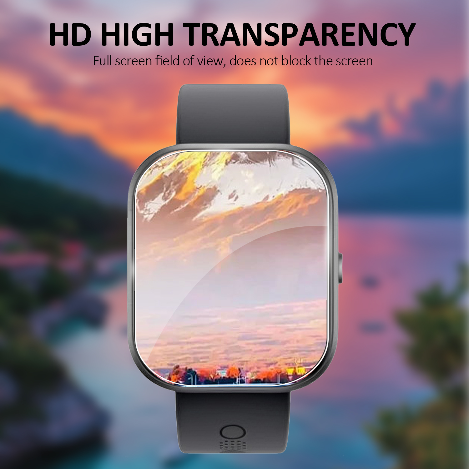 HD Clear TPU Hydraulic Screen  - Watch Face Protector avis et prix