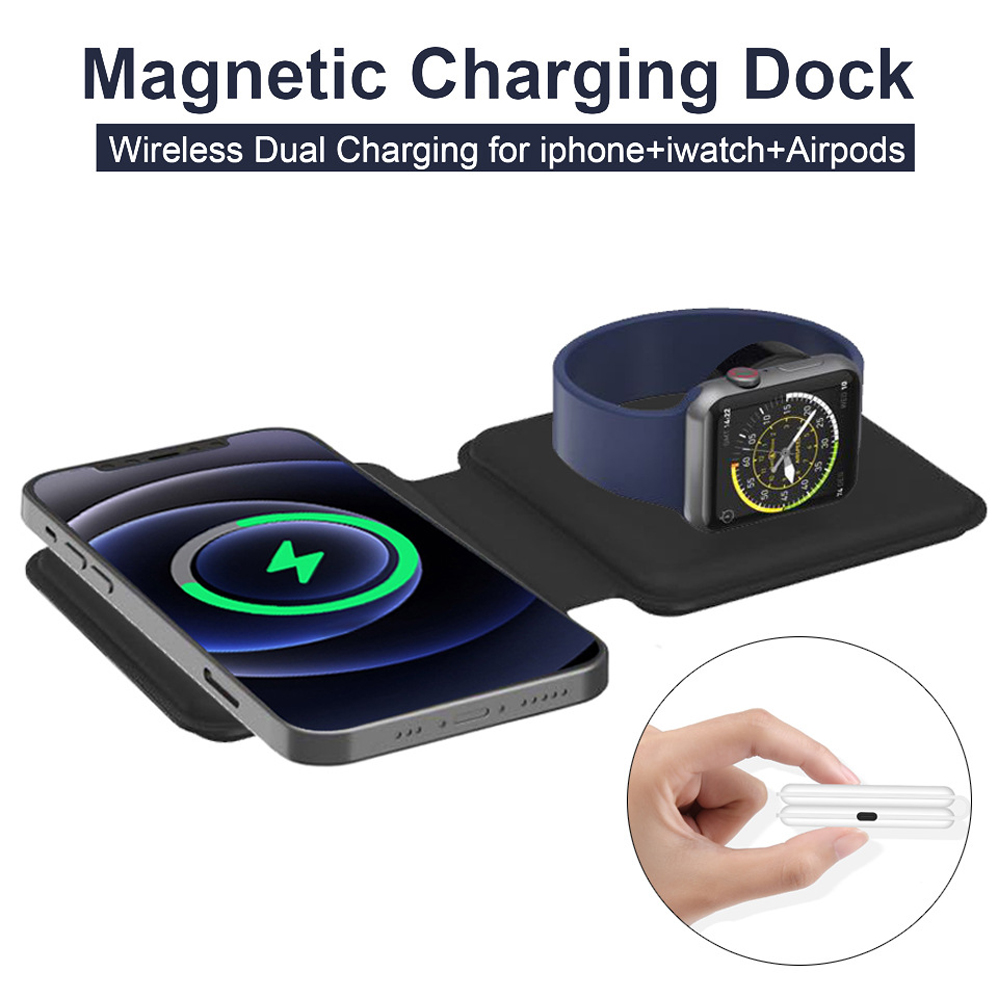 2IN1 Magnetic Wireless Charger - Smartwatch X12 avis et prix