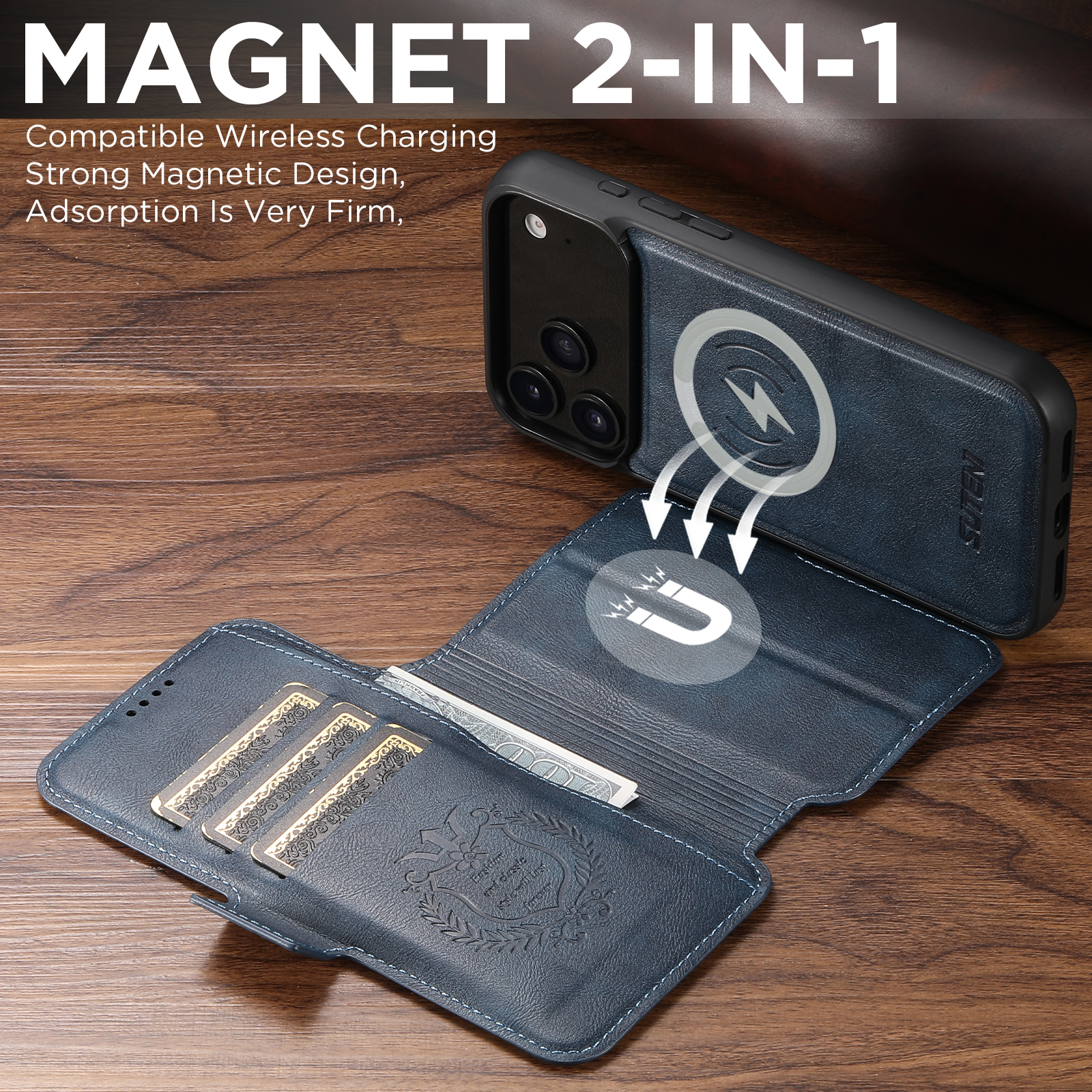 SUTENI Faux Leather Wireless C - Magnetic Charging Stand avis et prix