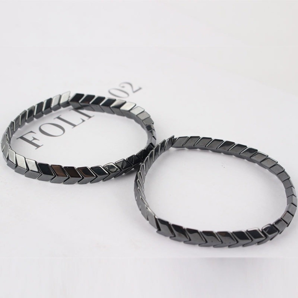 Elegant Black Gallstone Bracel - Ceramic Link Bracelet avis et prix