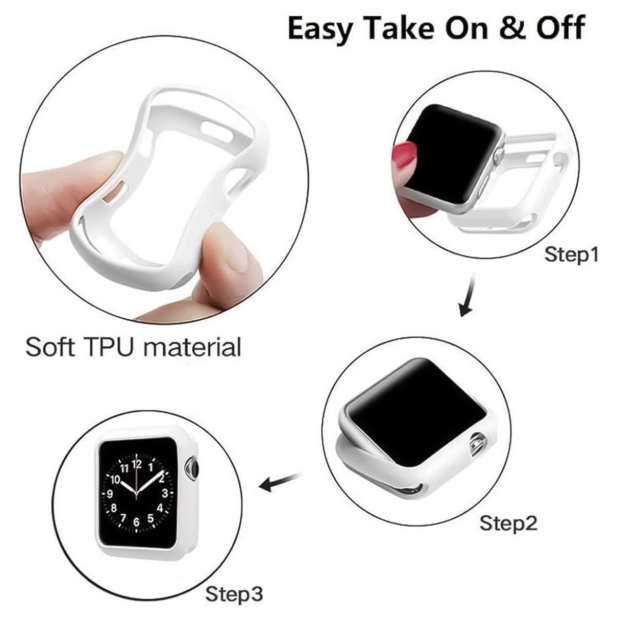 TPU Silicone Case For Huawei W - Huawei Smartwatch Accessories avis et prix