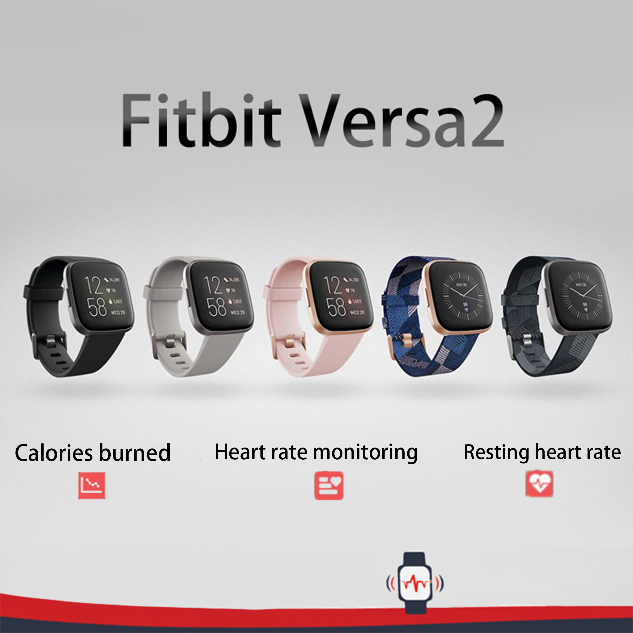 Fitbit Versa 2 Health and Fitn - Smartwatch Nexus avis et prix