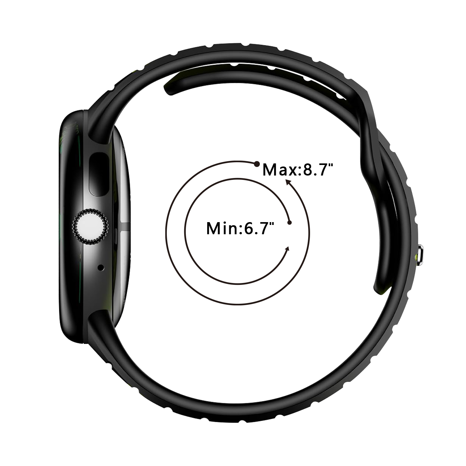 Double sided color blocked bre - Smartwatch Accessories Inside avis et prix