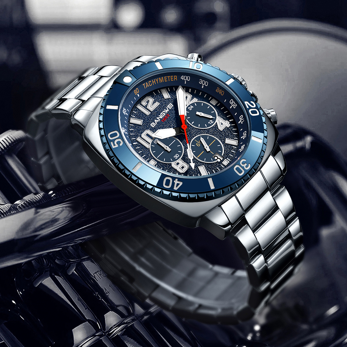 BANGWEI Luxury Quartz Men Watc - Smartwatch Nexus avis et prix