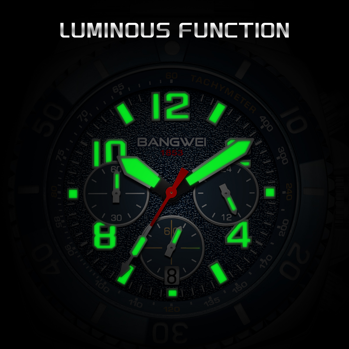 BANGWEI Luxury Quartz Men Watc - Smartwatch Nexus avis et prix