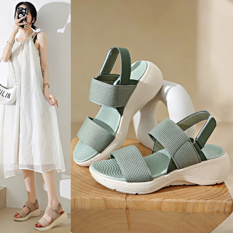 Women's Platform Sport Sandals - Sport Loop Strap avis et prix