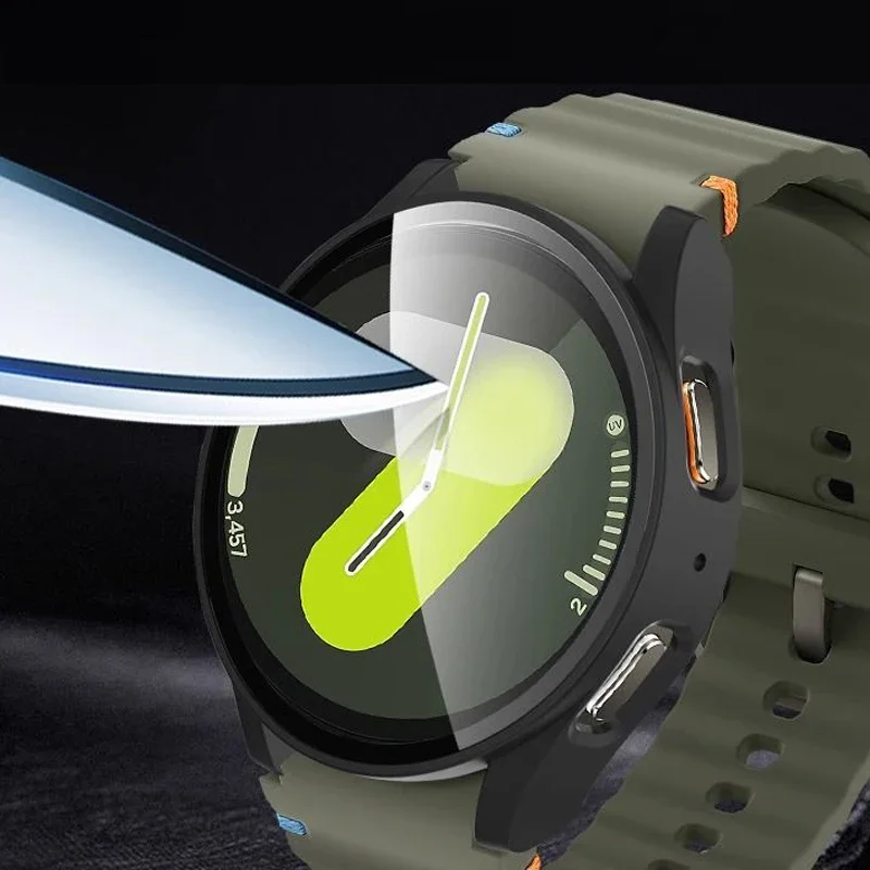 Tempered Glass+Case for Samsun - Accessories For Galaxy Watch 5 avis et prix