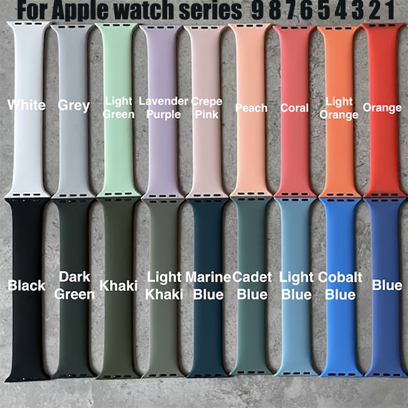 Solo Loop silicone for apple W - Sport Loop Strap avis et prix