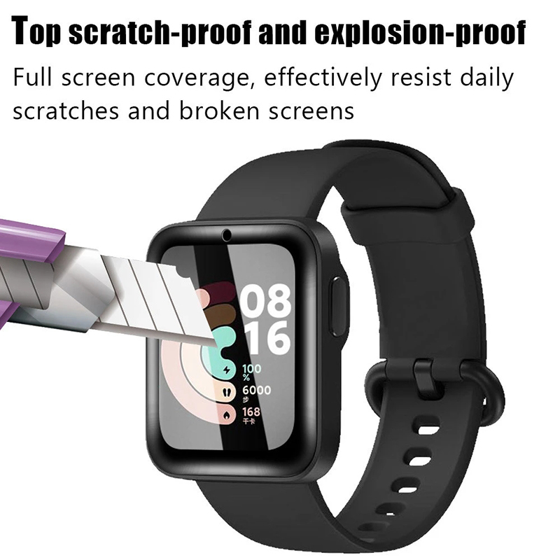 2 Pcs Tempered Glass for Redmi - Smartwatch Icon avis et prix
