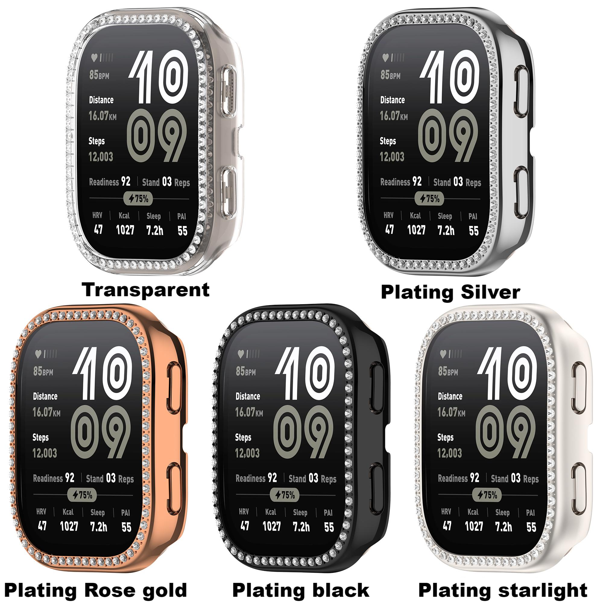 Single-row diamond case For Am - Amazfit Smartwatch Accessories avis et prix
