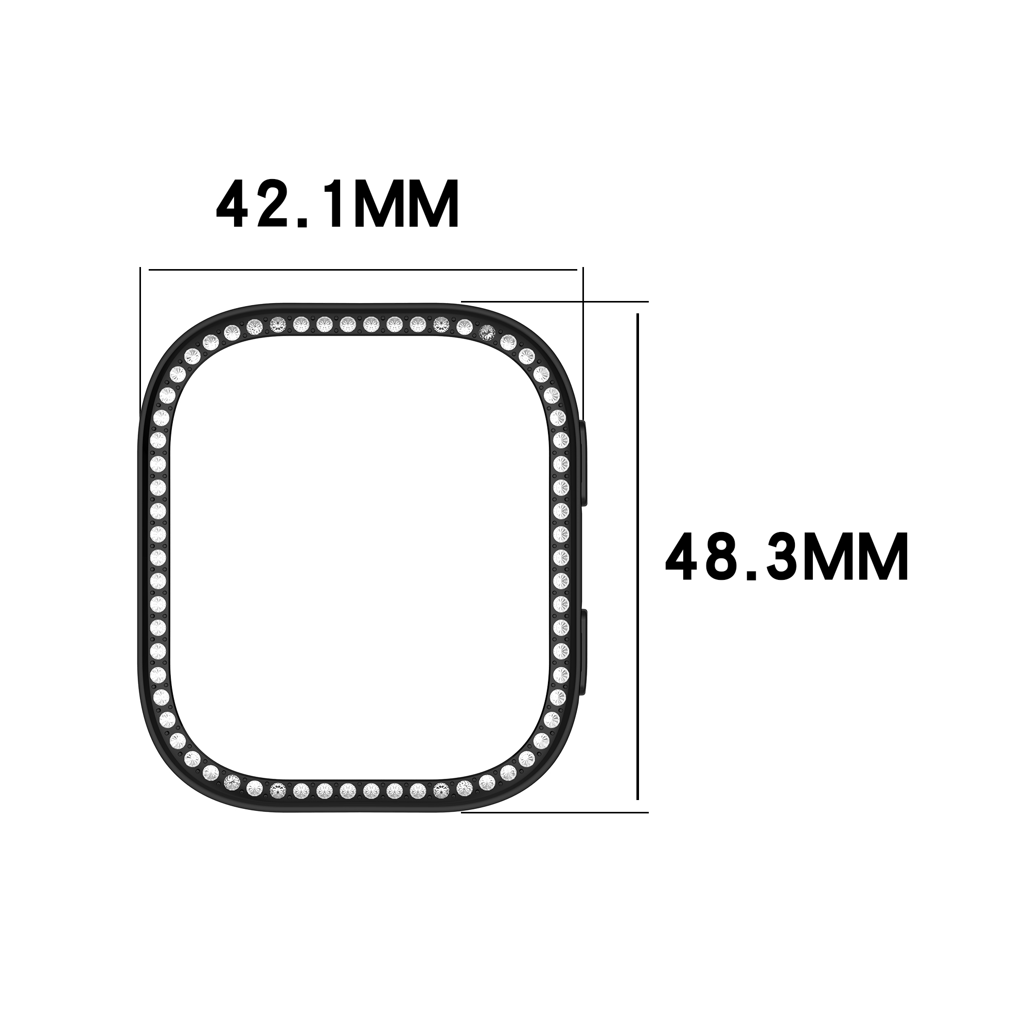 Single-row diamond case For Am - Amazfit Smartwatch Accessories avis et prix