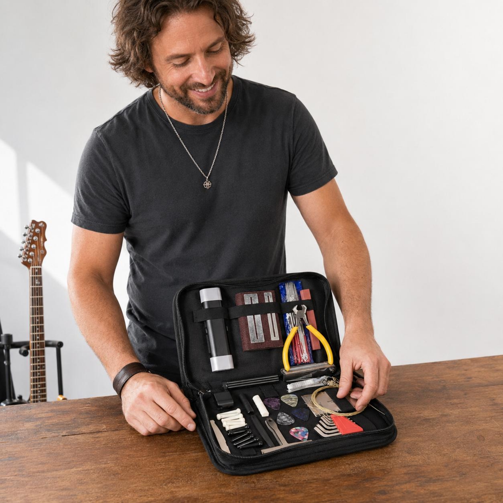 Guitar Repair Toolkit Elastic  - Tool Kit Strap Change avis et prix