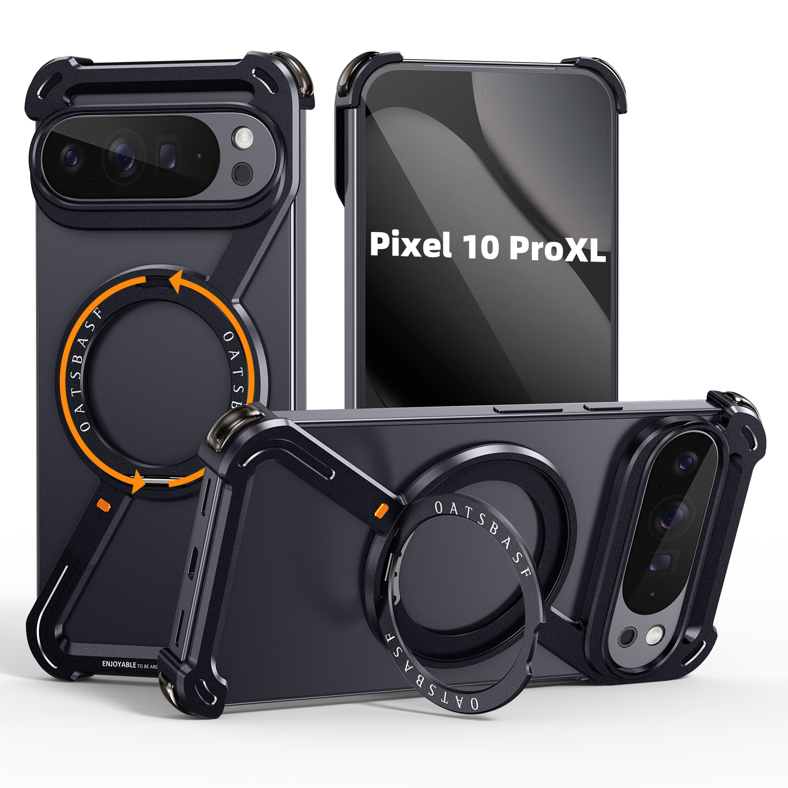 Oatsbasf Metal Phone Case for  - Magnetic Charging Stand avis et prix