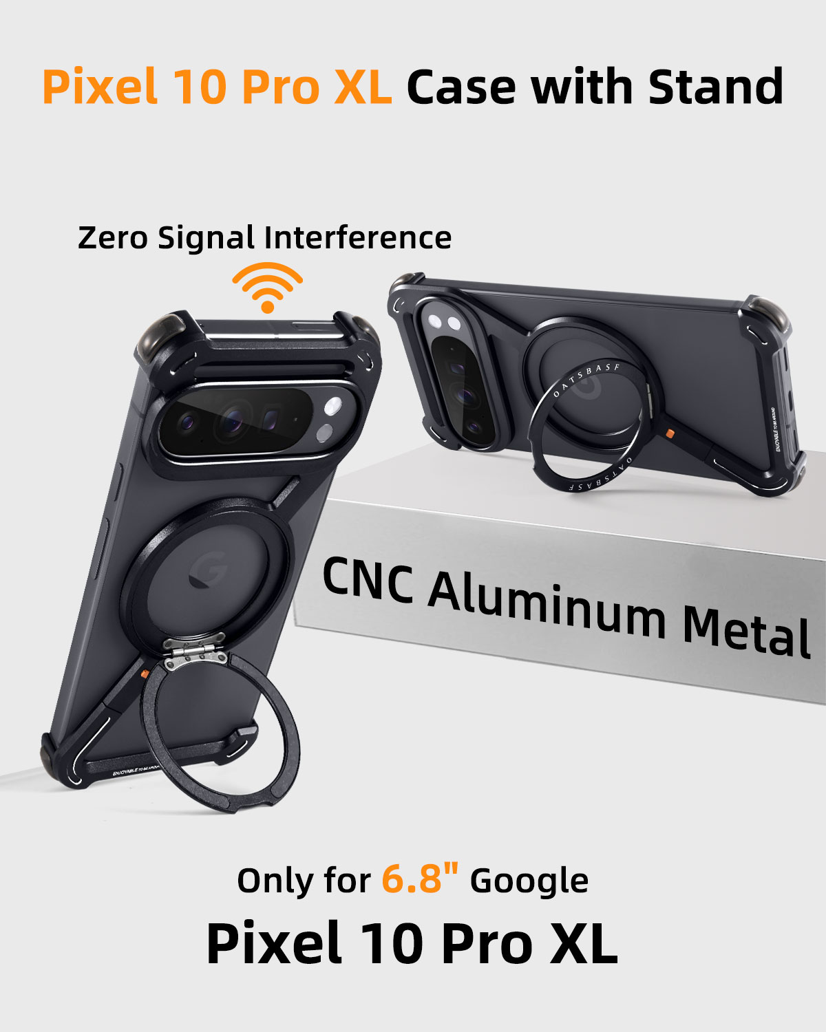 Oatsbasf Metal Phone Case for  - Magnetic Charging Stand avis et prix
