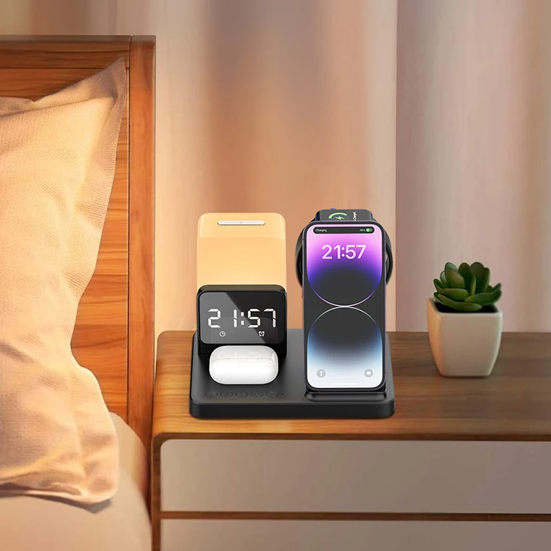 6 in 1 Wireless Charger Stand  - Smartwatch X12 avis et prix