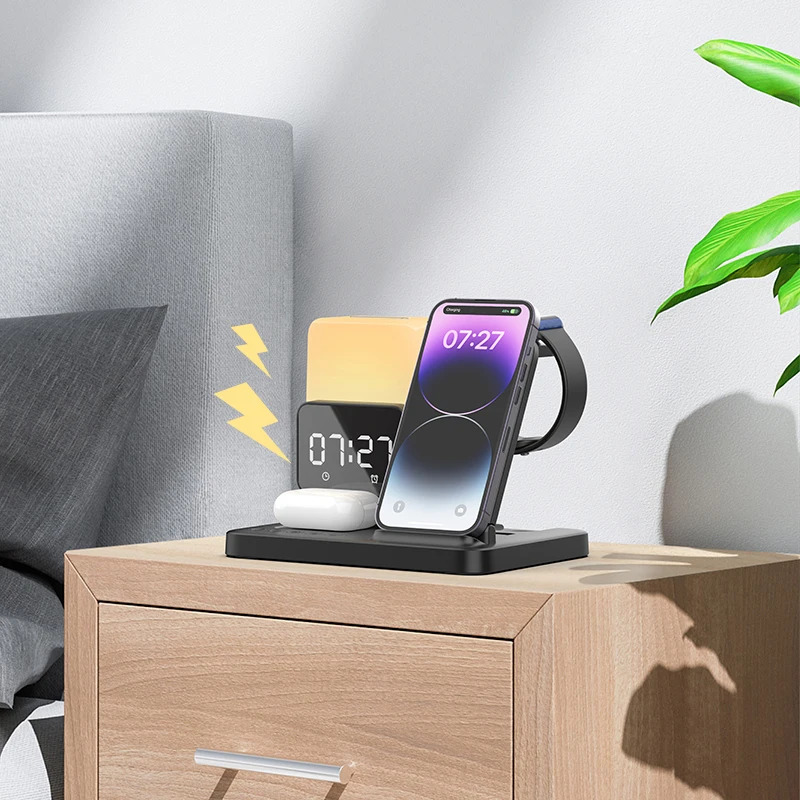 6 in 1 Wireless Charger Stand  - Smartwatch X12 avis et prix
