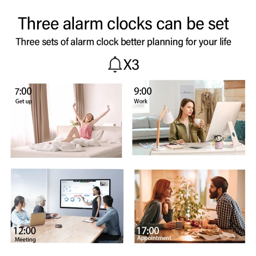 15W Wireless Charger Time Alar - Wireless Charger Watch avis et prix
