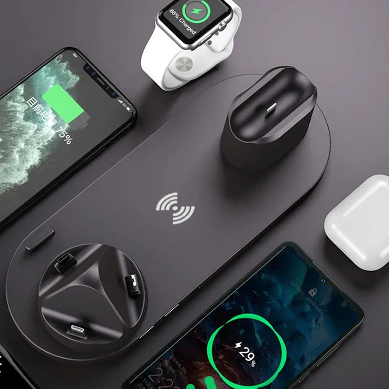 6 in 1 Wireless Charger Stand  - Smartwatch X12 avis et prix