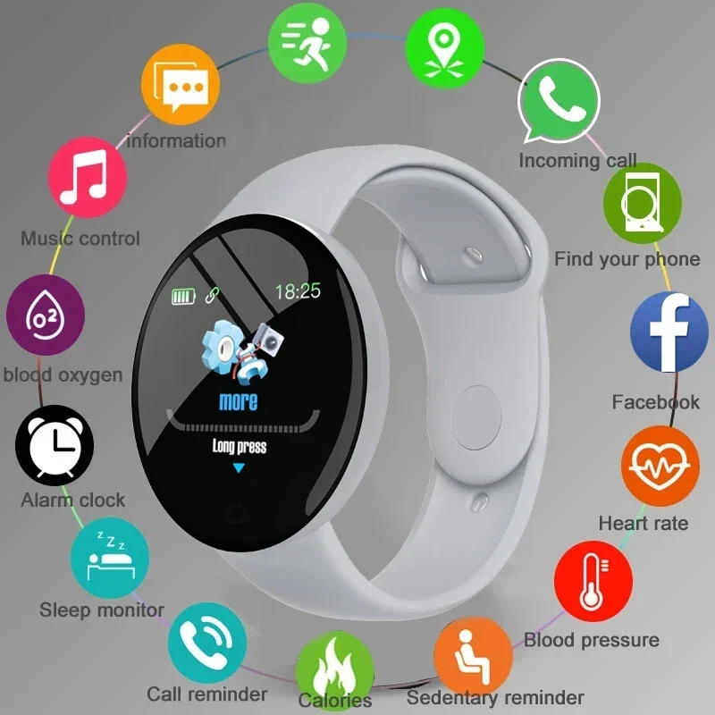 Children D18 Smartwatch Square - Android Smartwatch Accessories avis et prix