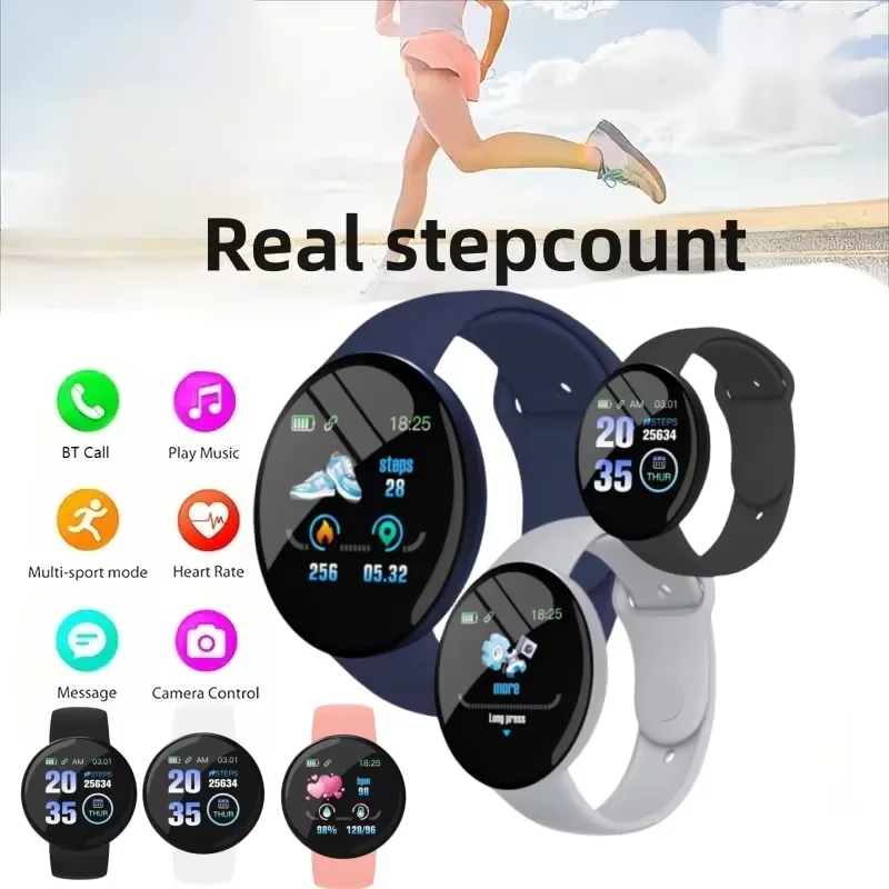 Children D18 Smartwatch Square - Android Smartwatch Accessories avis et prix