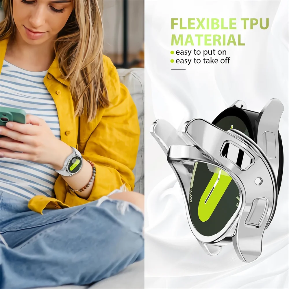 New Plating TPU Case for Samsu - Accessories For Galaxy Watch 5 avis et prix