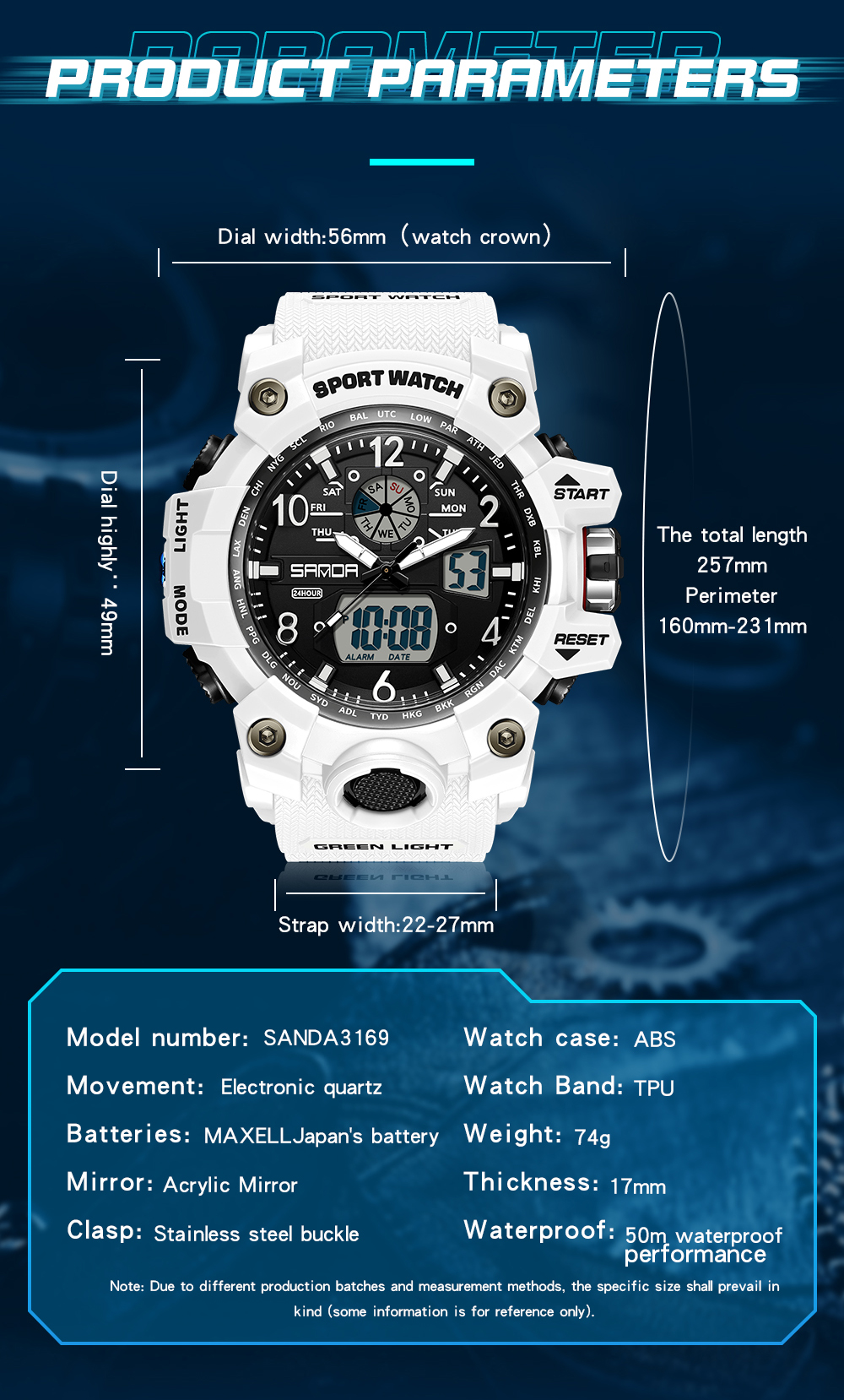 SANDA 30169 Top Sports Men's W - Smartwatch Nexus avis et prix