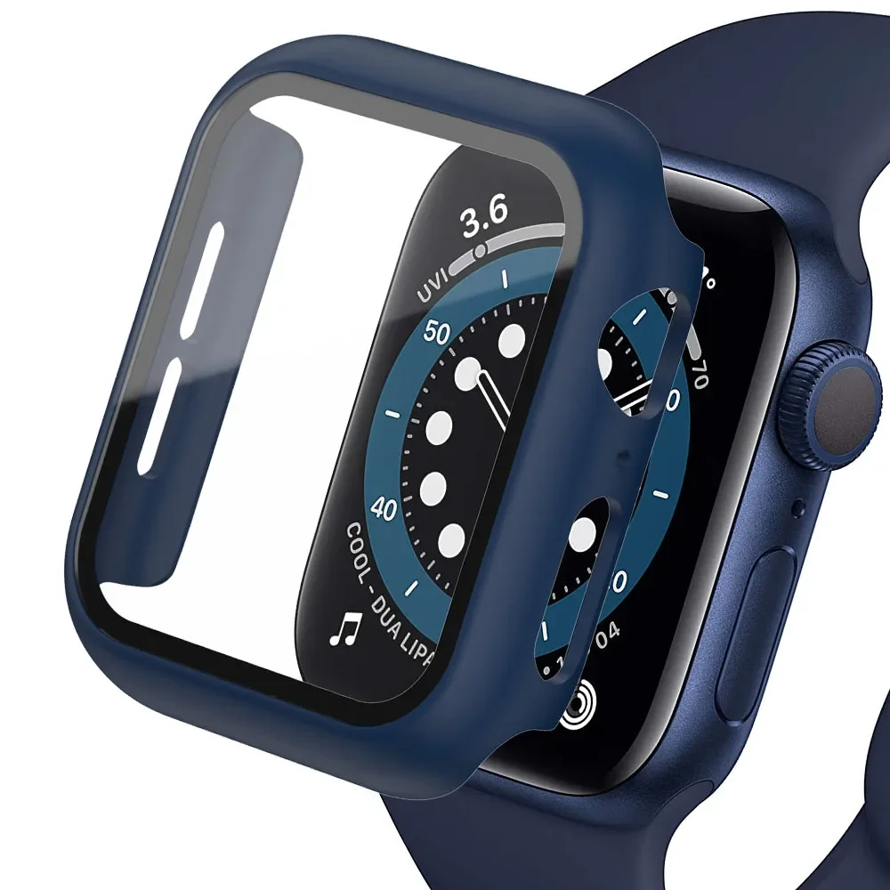 Tempered Glass+cover For Apple - Smartwatch Icon avis et prix