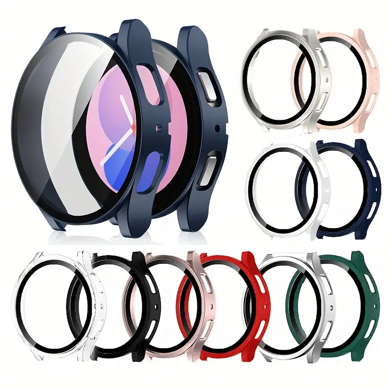 PC Case+Tempered Glass for Sam - Accessories For Galaxy Watch 5 avis et prix