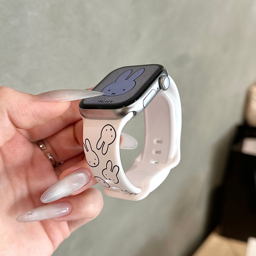 Cute Miffy Rabbit Cartoon Watc - Apple Smartwatch Accessories avis et prix