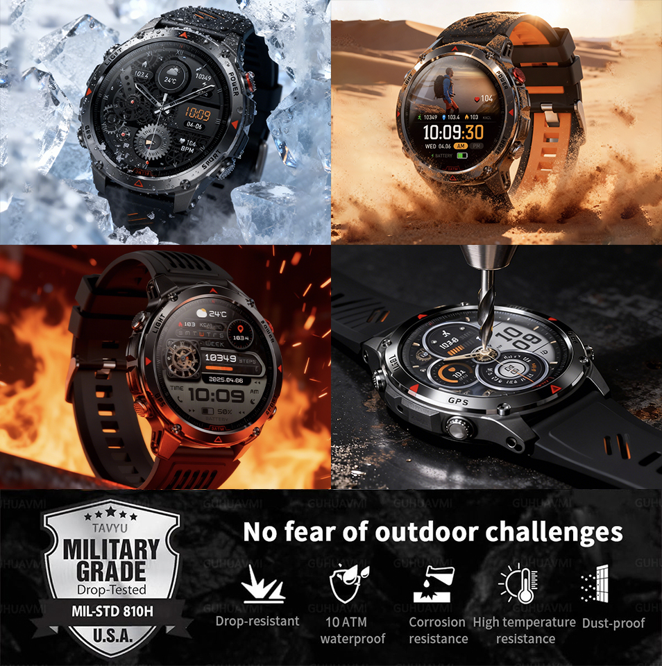 T-Rex 3 Pro Military Grade AGP - Android Smartwatch Accessories avis et prix