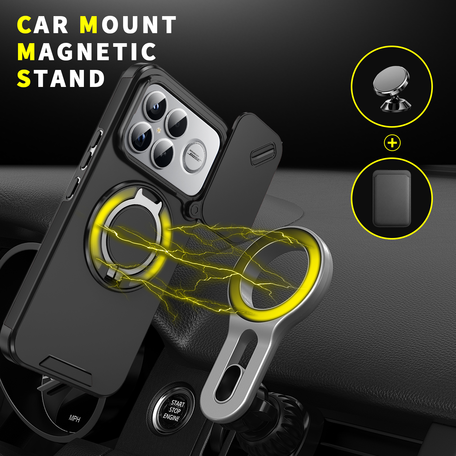 Magnetic Wireless Charging Rin - Magnetic Charging Stand avis et prix
