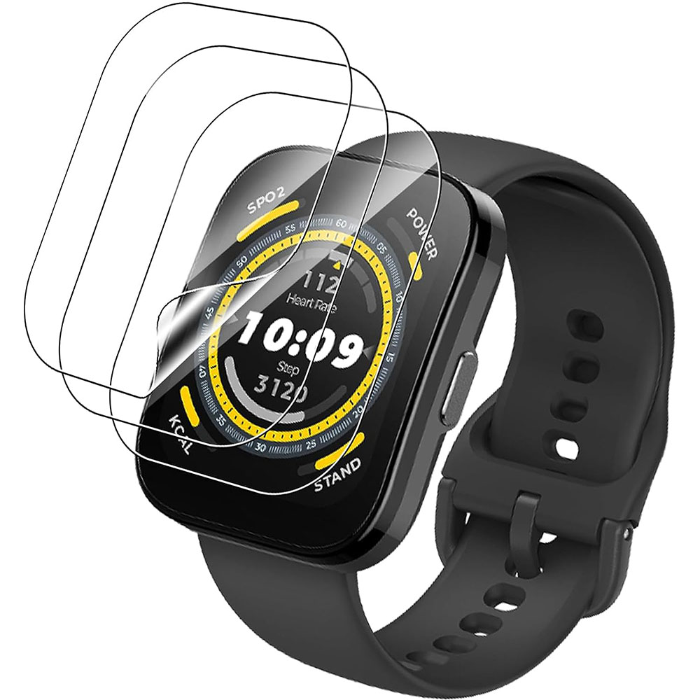 3PCS Clear HD Film Screen Prot - Amazfit Smartwatch Accessories avis et prix