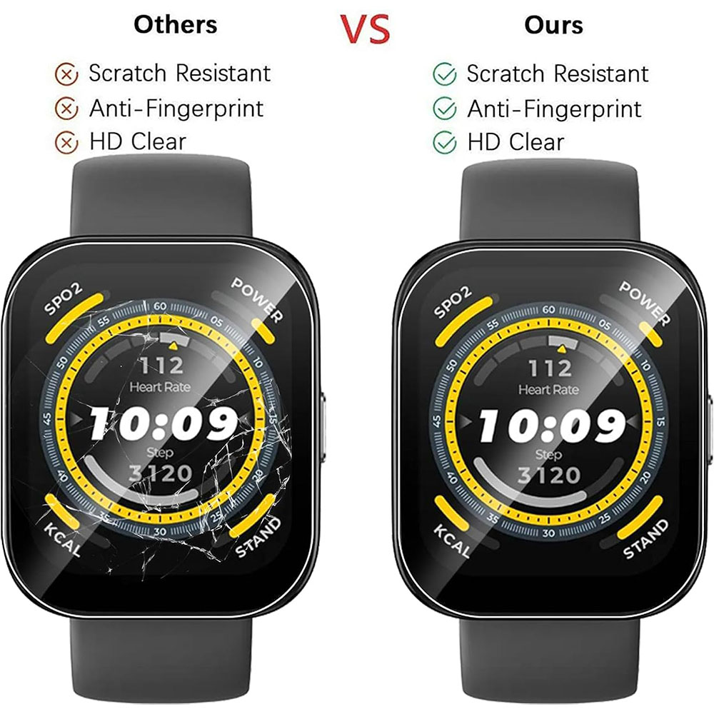3PCS Clear HD Film Screen Prot - Amazfit Smartwatch Accessories avis et prix