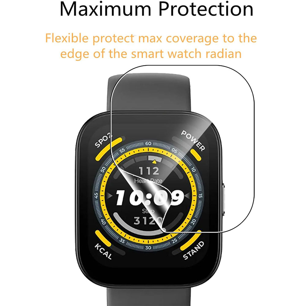3PCS Clear HD Film Screen Prot - Amazfit Smartwatch Accessories avis et prix
