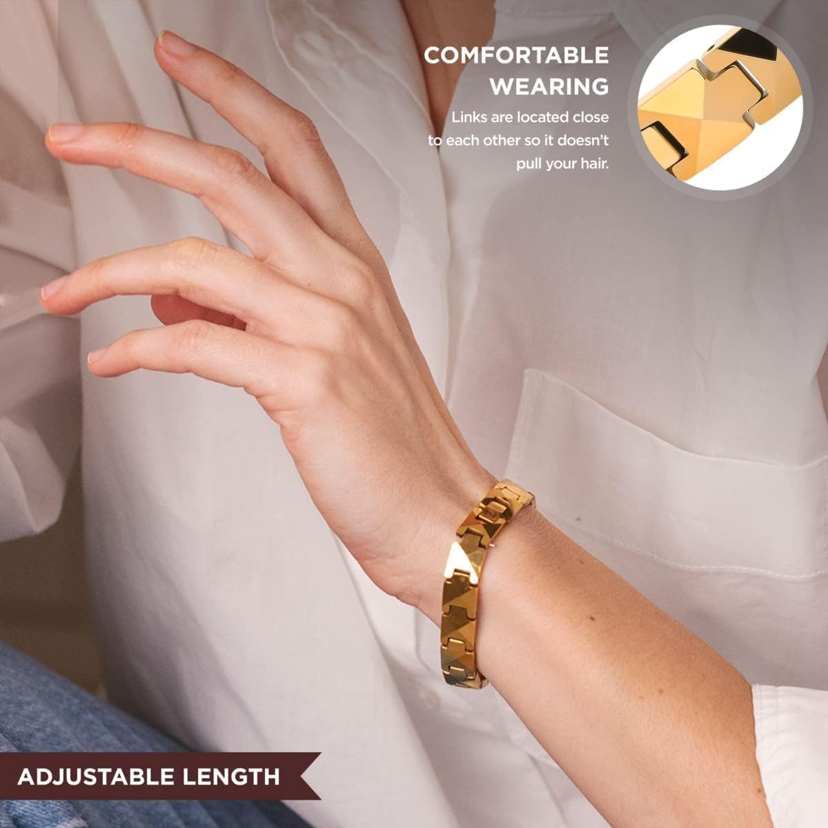 ARADOO Premium Ceramic Bracele - Ceramic Link Bracelet avis et prix