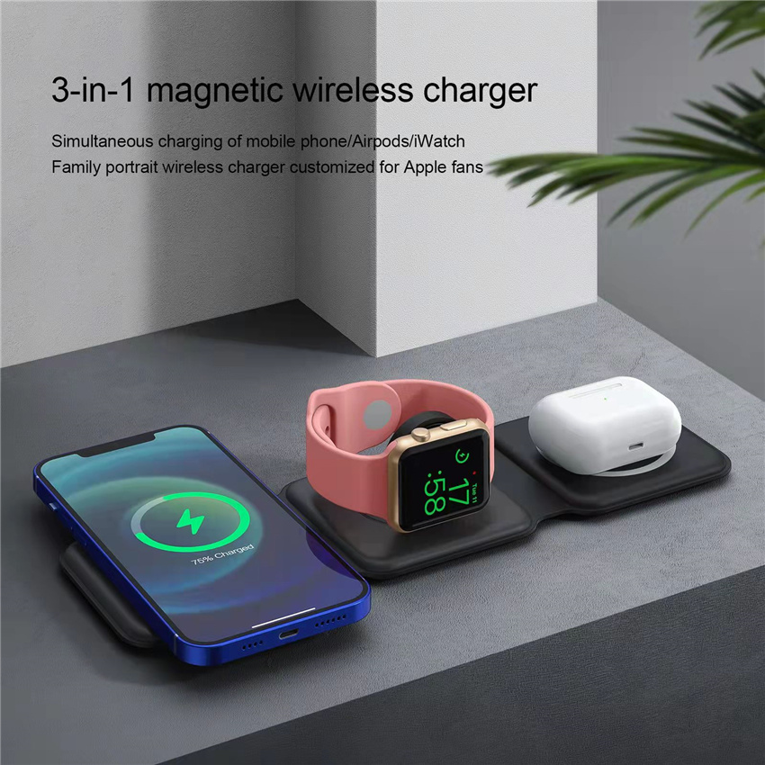 New 3in1 Foldable Wireless Cha - Smartwatch X12 avis et prix