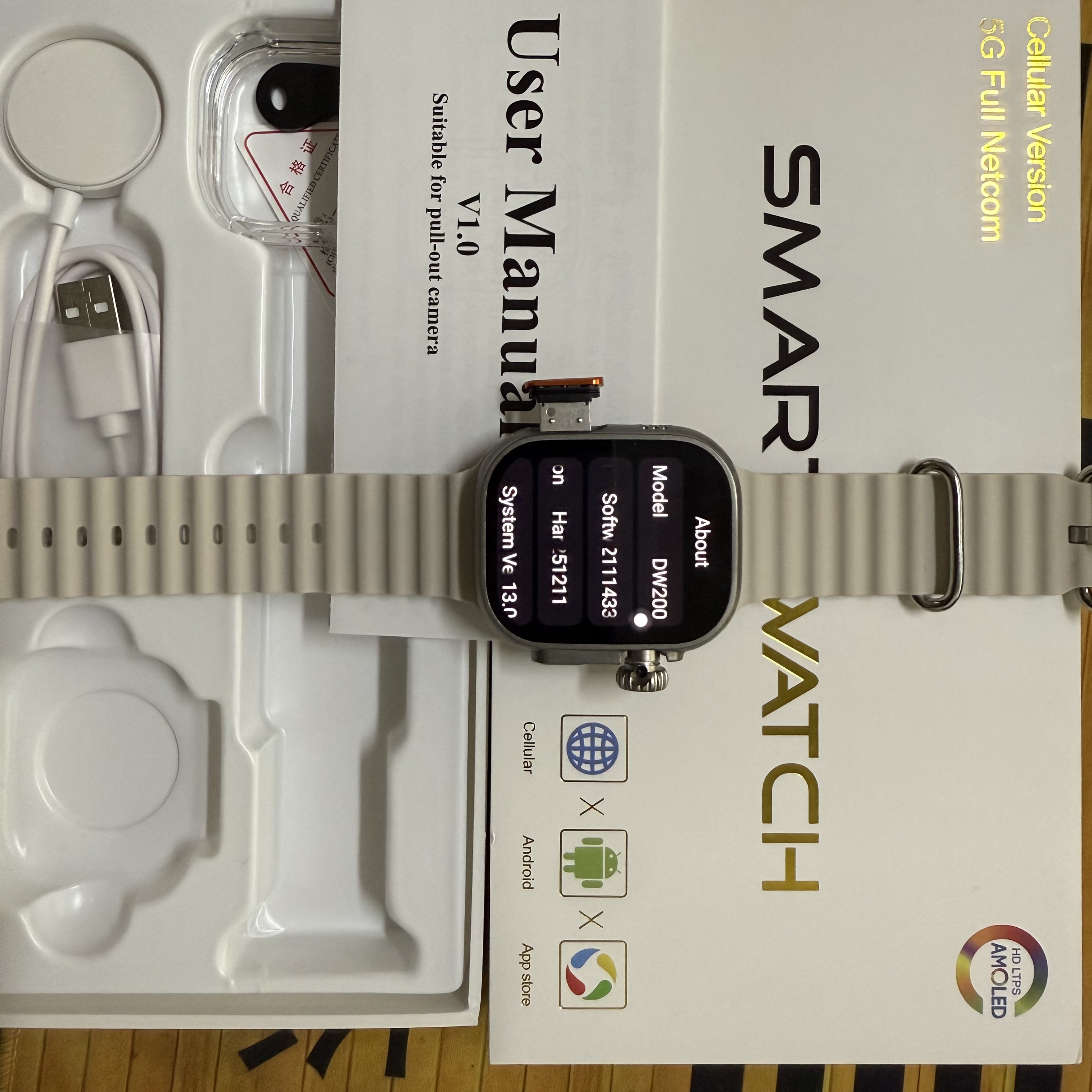 DW200 Smartwatch Men WIFI Touc - Smartwatch Nexus avis et prix