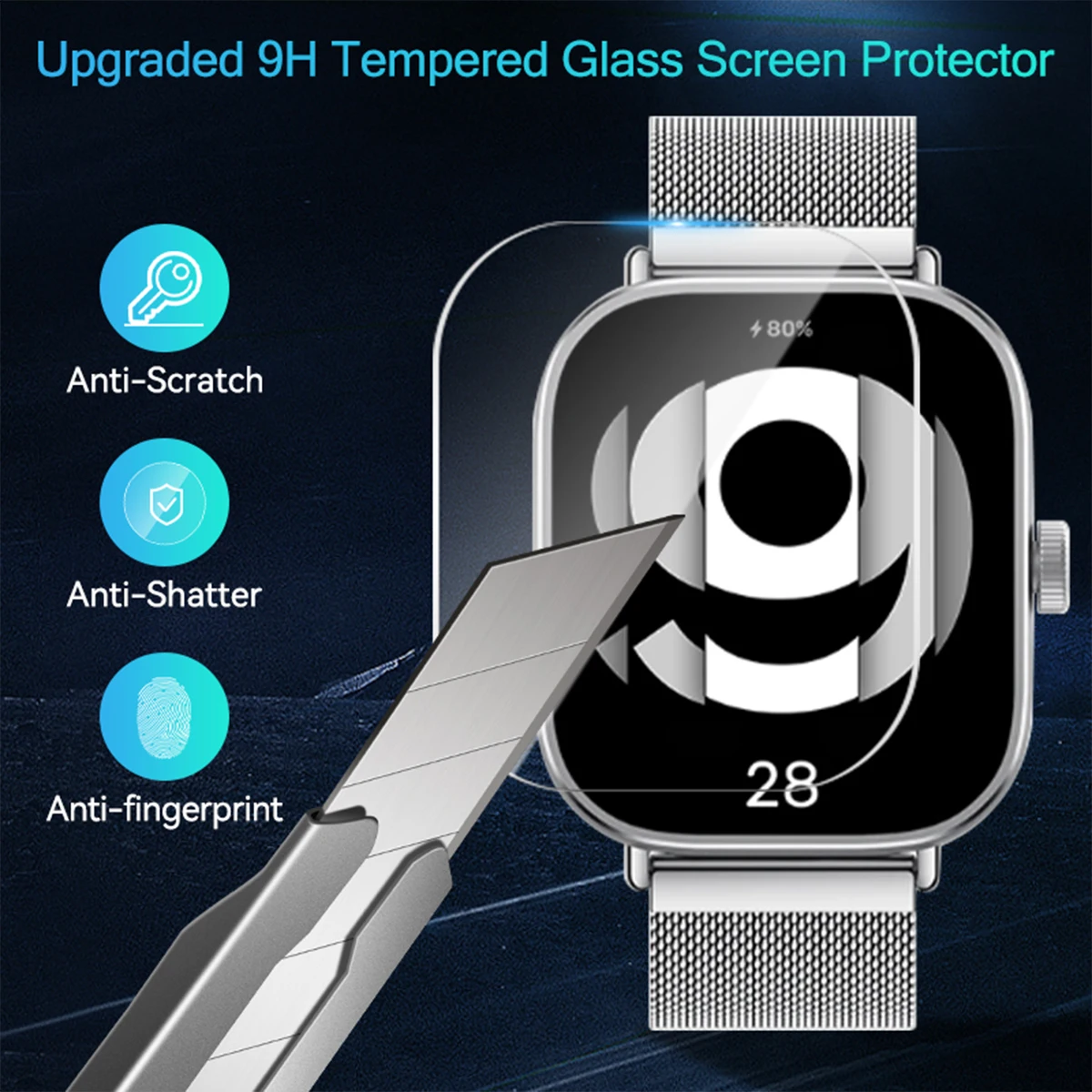 Tempered Glass for Xiaomi Redm - Smartwatch Icon avis et prix