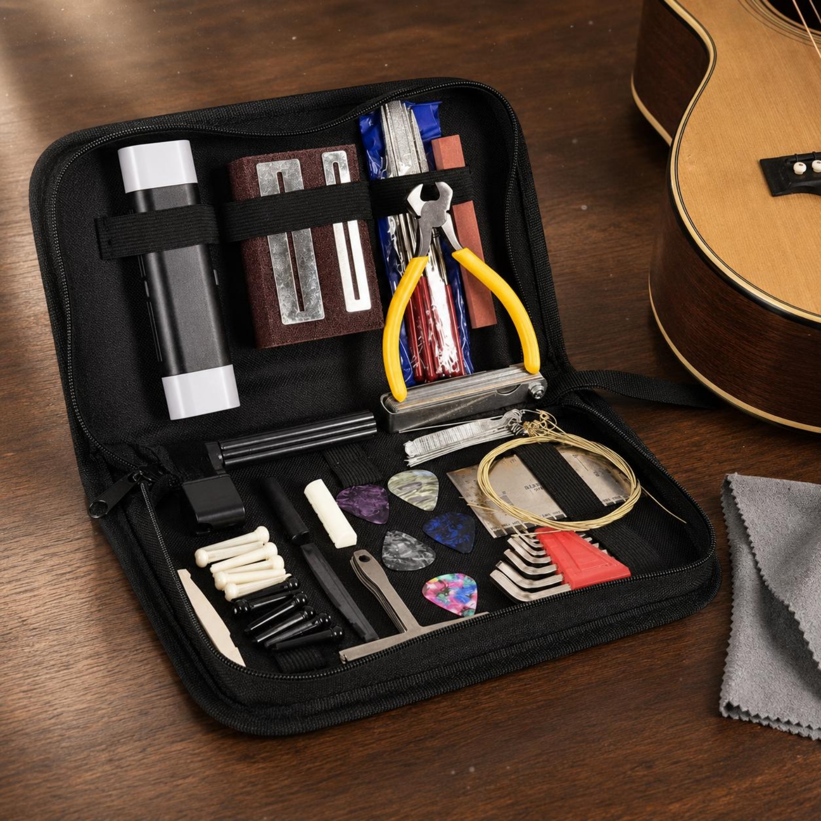 Guitar Repair Toolkit Black Zi - Tool Kit Strap Change avis et prix