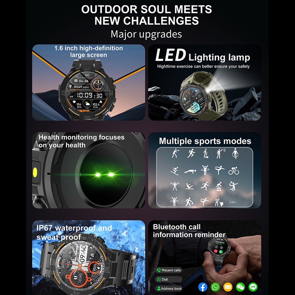 Outdoor Military Rugged Smartw - Smartwatch X2 avis et prix